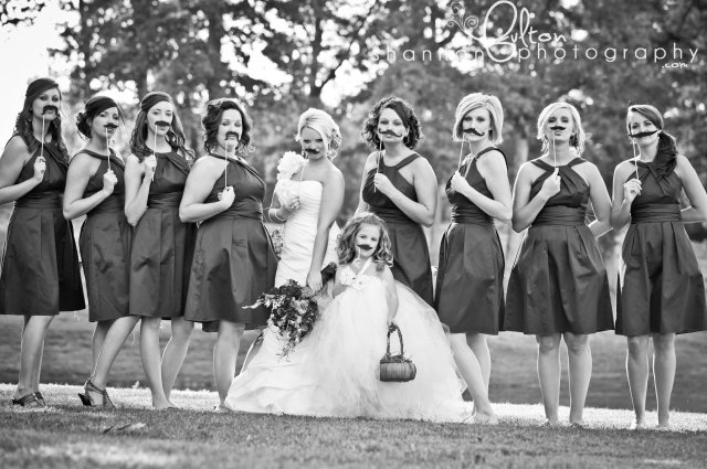 bridesmaids, wedding, girls, mustaches, reagan, nashville area